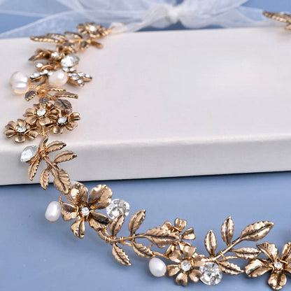 Avalon - Vintage Pearl and Rhinestone Bridal Belt