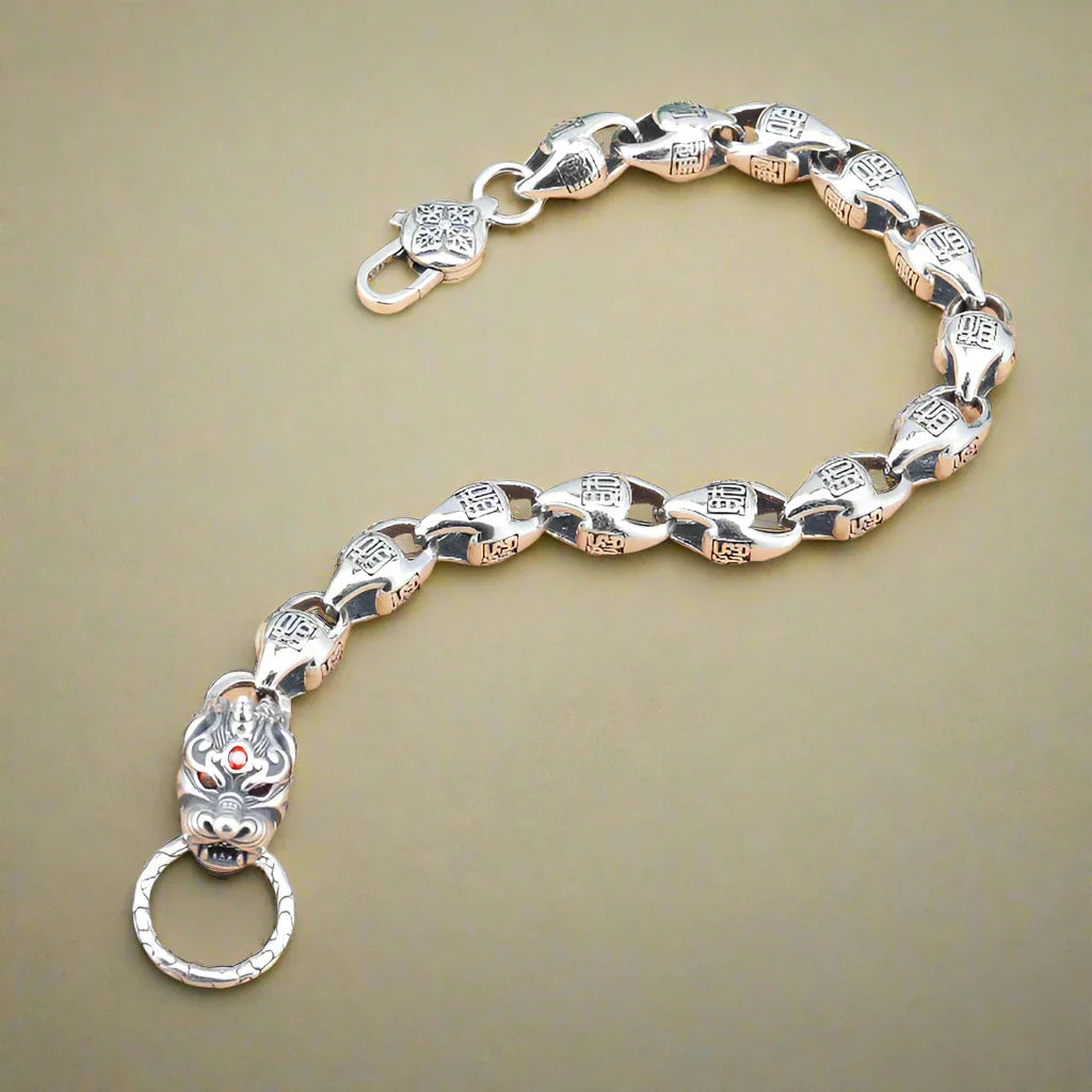 Vintage Ethnic Mantra Gothic Bracelet