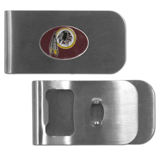 Washington Commanders Bottle Opener Money Clip