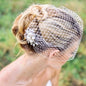 Nancy - Bridal Birdcage Veil - Available in White and Ivory