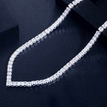 Allana - Cubic Zirconia Bridal Three-Piece Jewelry Set - Available in Silver and Gold
