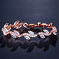 Emily - Cubic Zirconia Bridal Bracelet - Available in Silver and Rose Gold
