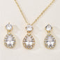 Juliana - Cubic Zirconia Bridal Jewelry Set - Available in Silver, Rose Gold and Yellow Gold
