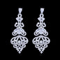 Elora - Cubic Zirconia Bridal Earrings - Available in Rose Gold, Silver and Yellow Gold