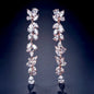 Magdalene - Cubic Zirconia Bridal Earrings - Available in Silver, Rose Gold and Yellow Gold