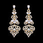 Elora - Cubic Zirconia Bridal Earrings - Available in Rose Gold, Silver and Yellow Gold