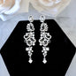 Kamea - Silver Cubic Zirconia Bridal Earrings