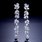 Magdalene - Cubic Zirconia Bridal Earrings - Available in Silver, Rose Gold and Yellow Gold