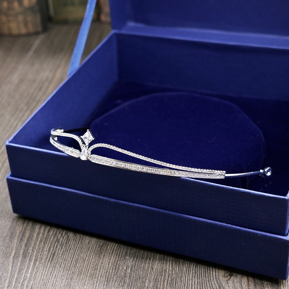 Francine - Wedding Cubic Zirconia Tiara