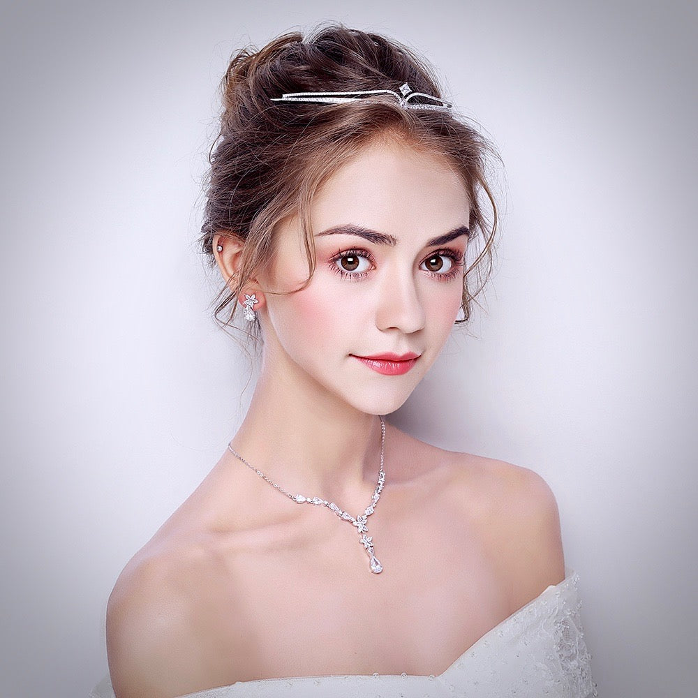 Francine - Wedding Cubic Zirconia Tiara