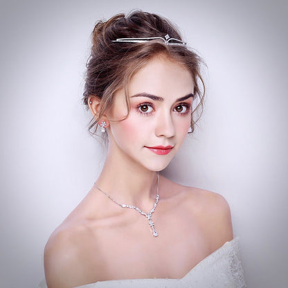 Francine - Wedding Cubic Zirconia Tiara