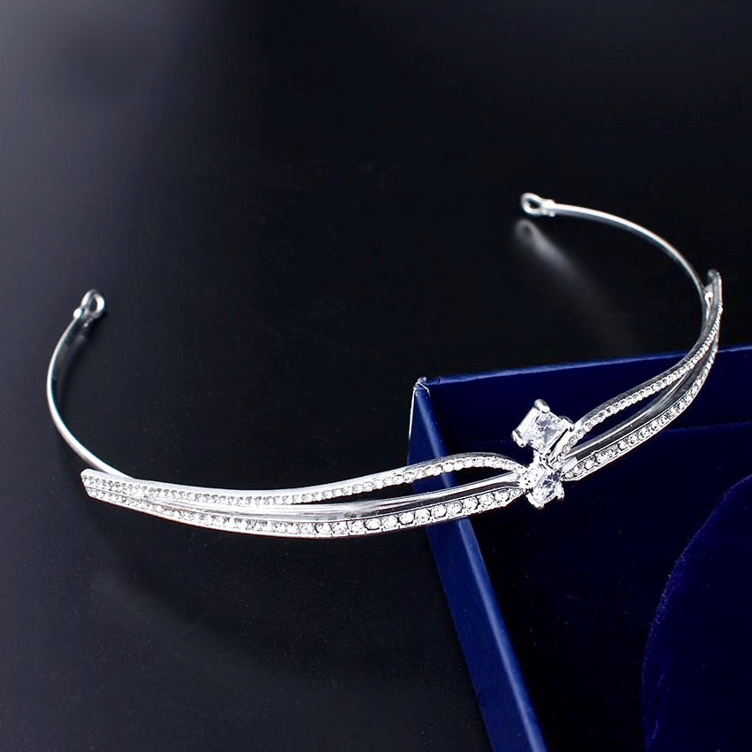 Francine - Wedding Cubic Zirconia Tiara