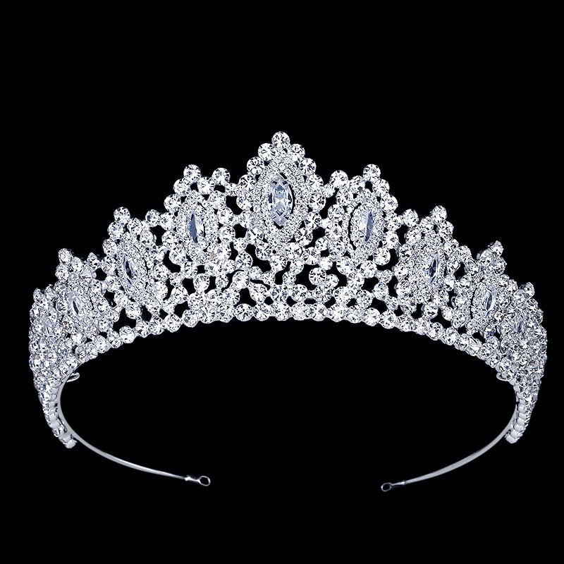 "Denali" - Silver Cubic Zirconia Bridal Tiara