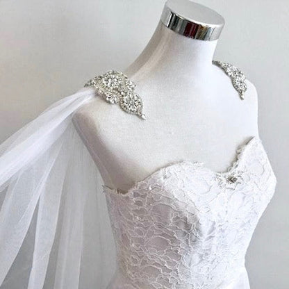 "Constance" - Wedding Cape Veil - Cathedral Length