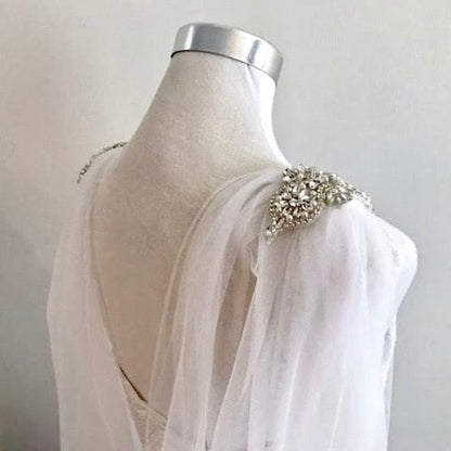 "Constance" - Wedding Cape Veil - Cathedral Length