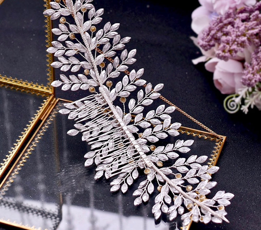 Thiane - Austrian Crystal Bridal Hair Accessory