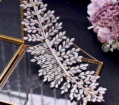 Thiane - Austrian Crystal Bridal Hair Accessory