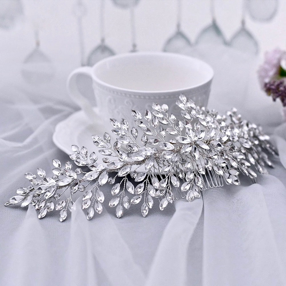 Thiane - Austrian Crystal Bridal Hair Accessory