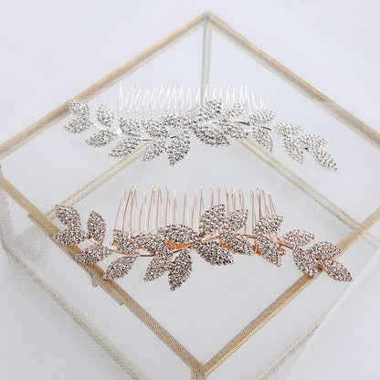 "Cheyenne" - Crystal Bridal Hair Comb - Available in Rose Gold, Silver and Yellow Gold