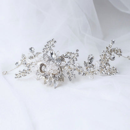"Stephanie" - Austrian Crystal Bridal Headband / Hair Vine