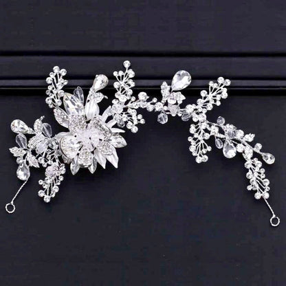 "Stephanie" - Austrian Crystal Bridal Headband / Hair Vine