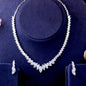 Taylor - Silver Cubic Zirconia Bridal Jewelry Set