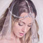 "Virginia" - Crystal Bridal Forehead Accessory - Available in Silver and Gold