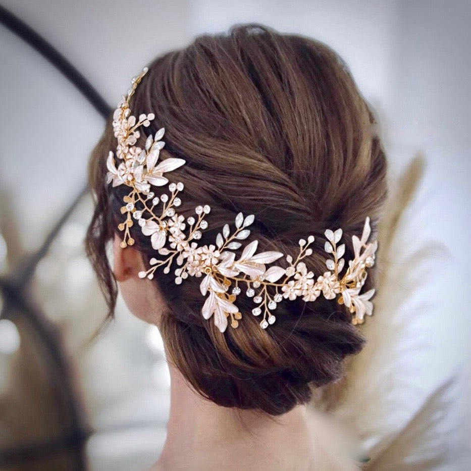 Ivy - Bohemian Crystal Headband - Available in Silver, Gold and Rose Gold