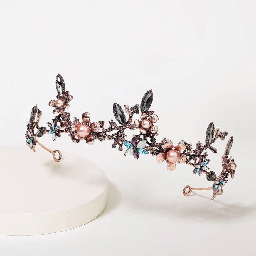 Aryonna - Bohemian Gold Bridal Tiara