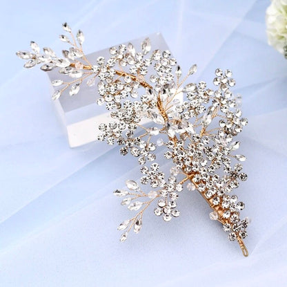 Encantada - Crystal Bridal Headdress - Available in Silver and Gold
