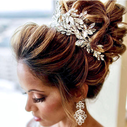 Monterra - Silver Crystal Bridal Hair Accessory