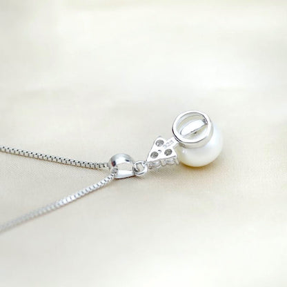 "Sonja" - Sterling Silver and Natural Pearl Bridal Jewelry Set