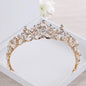 Blanche - Wedding Pearl and Crystal Tiara - Available in Silver, Rose Gold and Yellow Gold