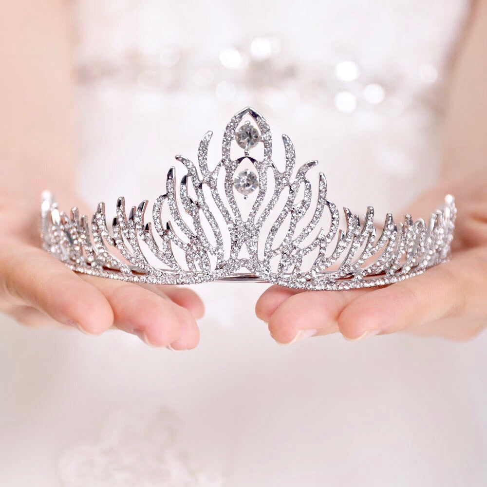 "Terri" - Wedding Cubic Zirconia Tiara