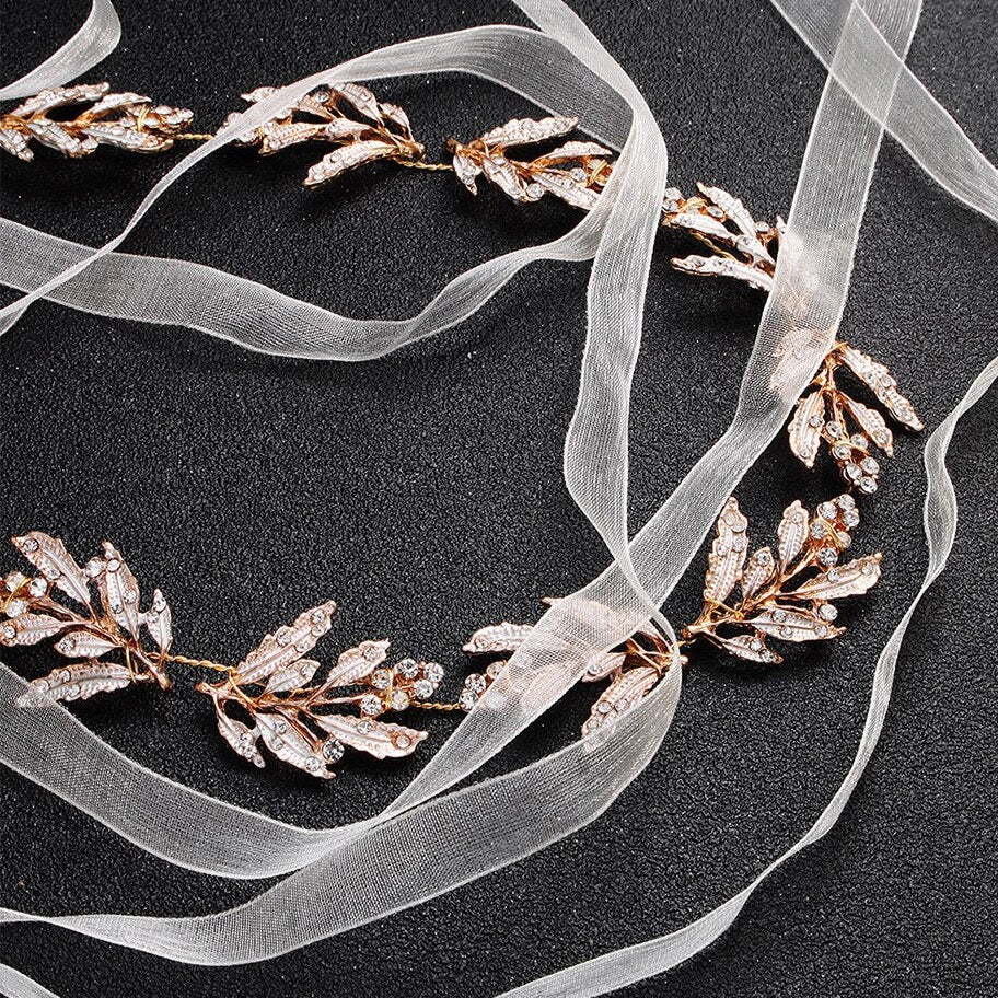Uma - Crystal Wired Bridal Belt - Available in Silver, Rose Gold and Yellow Gold