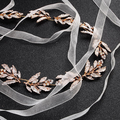 Uma - Crystal Wired Bridal Belt - Available in Silver, Rose Gold and Yellow Gold