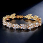 Emera - Cubic Zirconia Bridal Bracelet - Available in Silver, Rose Gold and Yellow Gold