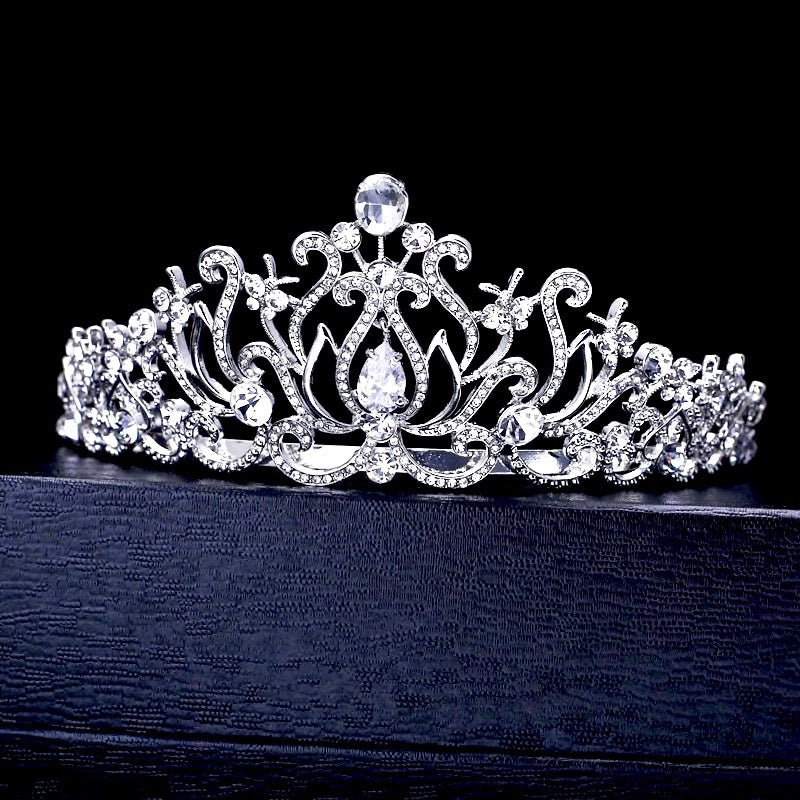 Cierra - Silver Cubic Zirconia Bridal Tiara