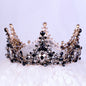 "Kianne" - Victorian Gothic Black Bridal Crown Tiara