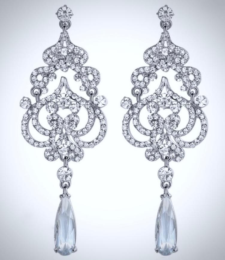 Kelsey - Rhinestone Bridal Earrings