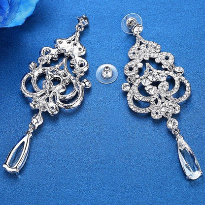 Kelsey - Rhinestone Bridal Earrings