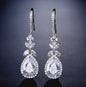 Kendra - Cubic Zirconia Bridal Earrings - Available in Silver and Rose Gold