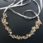 "Kelly" - Vintage Gold Pearl and Crystal Bridal Headband