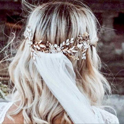 Ivy - Bohemian Crystal Headband - Available in Silver, Gold and Rose Gold