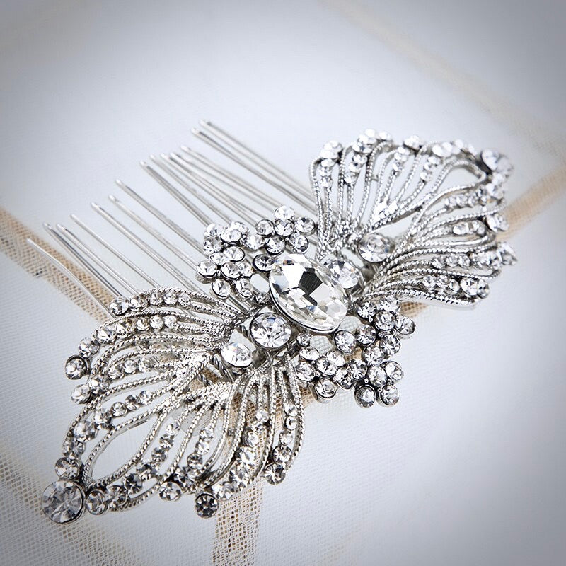 Tessa - Vintage Crystal Bridal Hair Comb