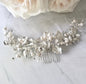"Cassidy" - Freshwater Pearl and Crystal Bridal Hair Comb