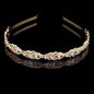"Analise" - Crystal Bridal Headband - Available in Rose Gold, Silver and Yellow Gold