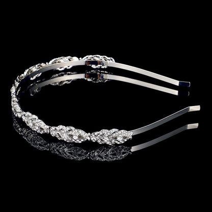 "Analise" - Crystal Bridal Headband - Available in Rose Gold, Silver and Yellow Gold