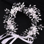 Amanda - Pearl and Crystal Bridal Headband - Available in Gold and Silver