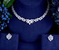 Iris - Cubic Zirconia Bridal Jewelry Set - Available in Silver and Rose Gold